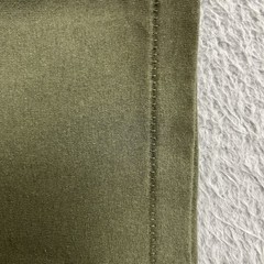 VTG Soffe T Shirt Tag M 17.5” PTP Single Stitch Sleeve Army Green Olive Military