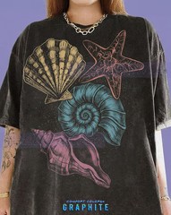 Seashell Starfish Marine Life Ocean Comfort Tee