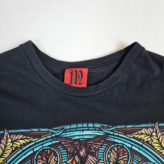 Mumford Clothing T-Shirt Psychedelic Women Warrior Black Size XL Graphic Fantasy
