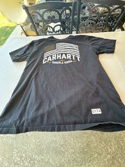 Carhartt Relaxed Fit Flag Graphic Durable Goods T-Shirt