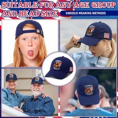 250th Anniversary Hat Adjustable United States Patriotic Hat USA Retro Embroi…