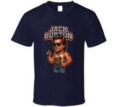 Big Trouble In Little China Jack Burton Retro 80’s Movie Caricature T Shirt