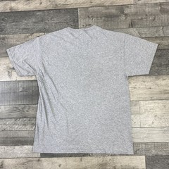 Ohio Stage T-Shirt Graphic Print Spell Out USA Grey Mens Large