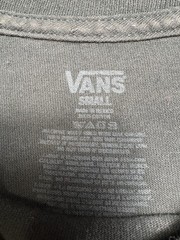VANS Green Graphic Logo Print Men’s T-Shirt Crew Neck Short Sleeve Size S