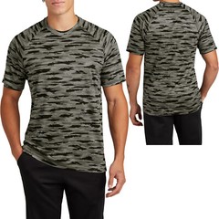 Mens Camo Print Camoflauge UPF 30 Moisture Dri Fit Wicking Tee T-Shirt XS-4XL