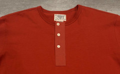 Bronson MFG Vintage Short Sleeve Henley Redwood Heritage Workwear Style Mens XL