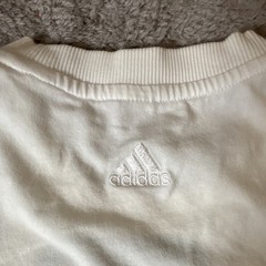adidas Sportswear Men’s White Graphic Print Crew Neck T-Shirt Short Sleeve S