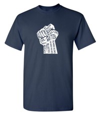 Unity Fist Sarcastic Humor Graphic Novelty Super Soft Ring Spun Funny T Shirt