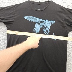 Vintage 2001 Metal Gear Game Vintage T Shirt RAY Mech Large Men 100% Cotton