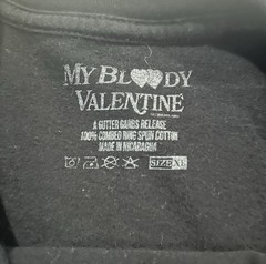 My Bloody Valentine Shirt XL Gutter Garbs Fright Rags Cavity Colors Slasher