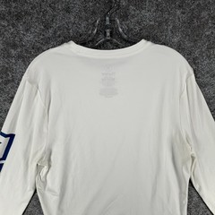 Hurley Sunny Side Hybrid Stretch Sun Shirt Mens S White UPF 50 Comfort Quick Dry