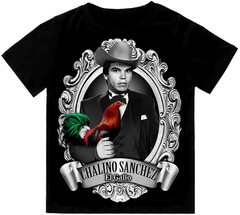 Chalino Sanchez El Gallo Mens T-Shirt Print On Shaka Wear Heavyweight Tee