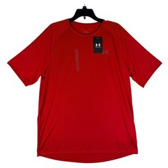 Under Armour Mens UA Tech 2.0 Short Sleeve Tee Red 1326413-600 Large NEW