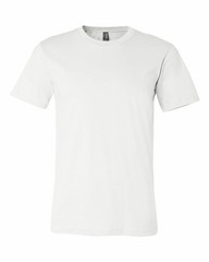 Bella + Canvas Unisex Fine Jersey Tee Ringspun Cotton Retail Fit T-Shirt 3001