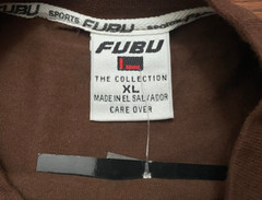 NEW VINTAGE 90’s FUBU L/S T SHIRT MENS XL BROWN ALL WEATHER SPORT COLLECTION e