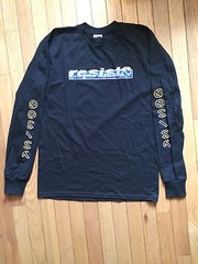 NOS Black XXL RESIST BMX Long Sleeve T-shirt FREE SHIPPING