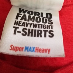 Shaka Wear Red Super MAXHeavy Men’s Basic Crew Neck T-Shirt Size XL Casual