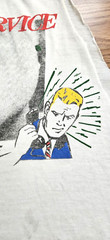 Rare Vintage Nike Roy Lichtenstein 2 Much Lip Service Pop Art T-Shirt M Cut Off