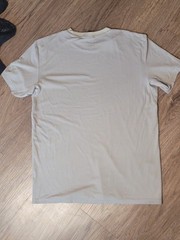 The North Face Men’s Beige Solid Logo Crew Neck Short Sleeve T-Shirt Size M