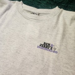 Vintage 90s Ben & Jerry’s Baltimore MD Scoop Shops Ice Cream Graphic Tee XL