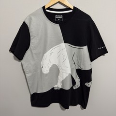 Vintage Y2K Sean John T-shirt Size XL AOP Tiger Colorblock Streetwear