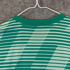 Adidas Shirt Men Medium Green Striped Soccer Tango English Jersey Climate CD8300