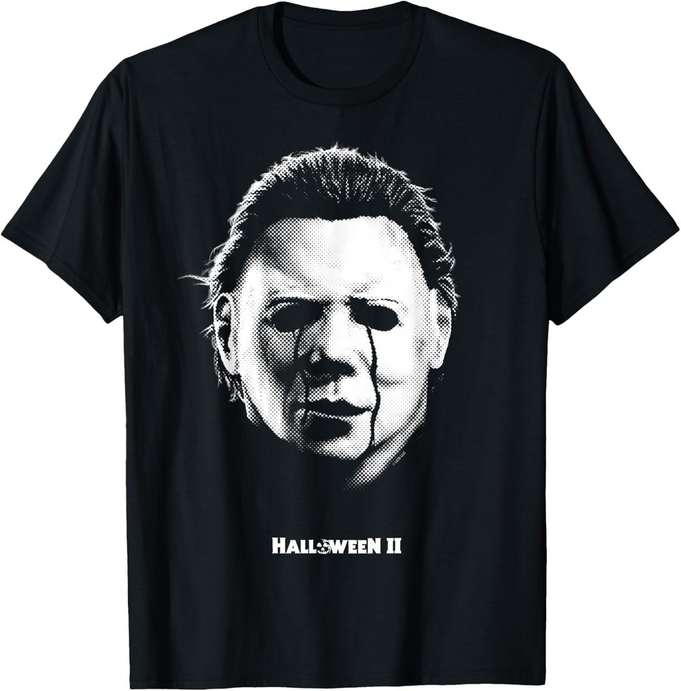 Halloween II Michael Myers Crying Big Face Costume T-Shirt