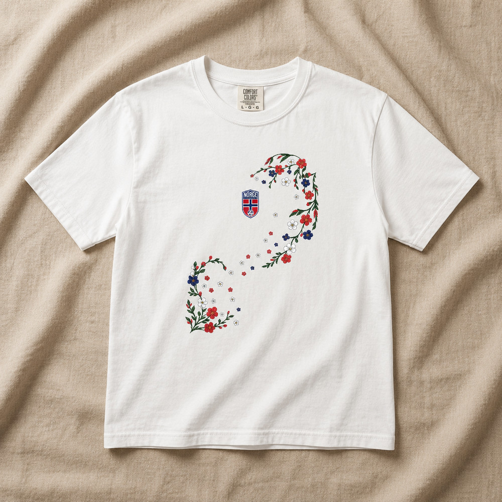 Norway Fan Shirt, Norge Fotball Fan, Soccer Game Day Comfort Colors