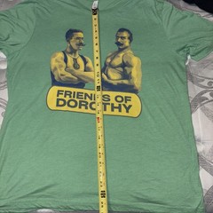PRIDE FRIENDS OF DOROTHY VINTAGE T SHIRT MENS XL LGBTQ+ COMMUNITY BIG BEAR FOD