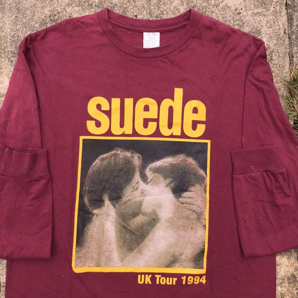 Vintage Suede 90s Tour Retro Style Cotton Unisex Shirt Reprint S-5XL WA1549