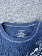 Rare Y2k No Boundaries Longsleeve Skull Cross Wings Thermal S