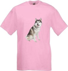 Husky Dog Pet Family Novelty T Shirt Various Colours And Sizes