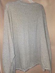 Nike The Nike Tee Men’s Gray Graphic Logo Cotton Jersey Knit Long Sleeve XXL