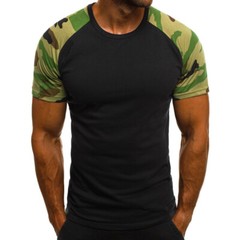 Men’s Tight Fit Muscle T-Shirt Gym Sport Short Sleeve Tee Shirts Casual Tops