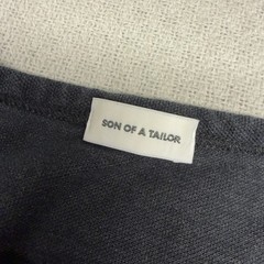 Son of a Tailor Henley Shirt Mens Small Black Supima Cotton Knit Tee Copenhagen