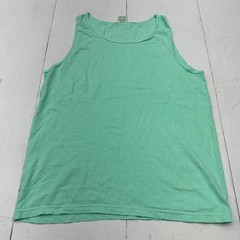 Comfort Colors Mint Green Sleeveless Cotton Racerback Tank Top Men’s Size Medium