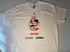 American Red Cross x Discovery Shark Week 2022 Give Blood XL T-Shirt