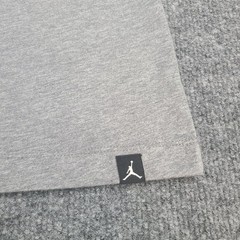 Jordan Shirt Mens Large Gray Heather Embroidered Jumpman Logo Nike Air Tee 14