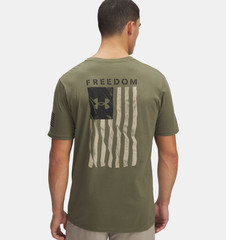Under Armour Men’s Freedom Flag T-Shirt Size: Large -OD Green – 6004096