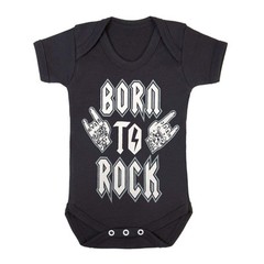 UNISEX BABY GROWS/Rock/Metal/Skull/Tattoo/Funny/Toddler/Newborn/Gift/Bodysuit
