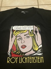 ROY LICHTENSTEIN x UNIQLO ‘Vicki! I thought I Heard..’ UT Art T-Shirt Large
