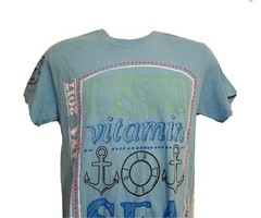2017 Punta Cana DC Passover I Need Vitamin Sea Adult Small Blue TShirt