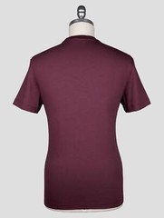 NEW KIRED BURGUNDY COTTON T-SHIRT KRMZ1 US 36 – EU 46 KRMZ1