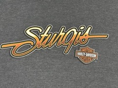 Harley Davidson Sturgis South Dakota Shirt 3XL Dark Gray Waterfall Deer 2011