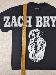 Zach Bryan Burn Burn Burn Tour Shirt Medium Black Concert Promo Merch Size Large