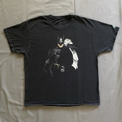 2010s Graphitti Batman & The Joker T Shirt Mens XL Black DC Comics Hanes