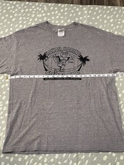 Vintage Y2K Hawaii Marine Football T-Shirt XL Gray Alstyle AAA MCBH USMC 90s