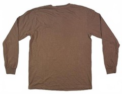Comfort Colors Mens L Brown Life Behind Bars Cycling Graphic Long Sleeve Shirt