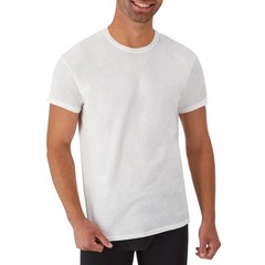 Hanes Men’s Cotton Moisture-wicking Crew Tee Undershirts Multi Medium