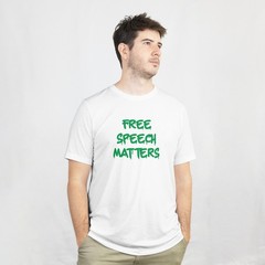FREE SPEECH MATTERS 235 Political Censorship Top Human Rights Tee 235